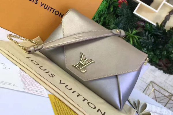 Replica Louis Vuitton M54501 Love Note Novelope Bags Gold