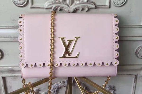 Replica Louis Vuitton M54584 Louise MM Autres Cuirs Bags Pink