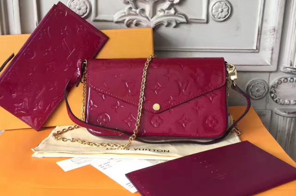 Replica Louis Vuitton M61267 Pochette Felicie Monogram Vernis Bags