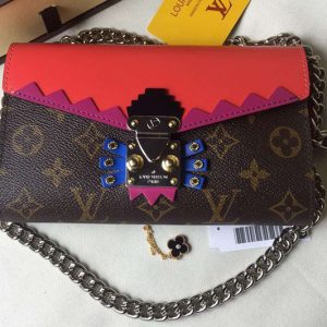 Replica Louis Vuitton M61488 Monogram Canvas Totem Chain Wallet