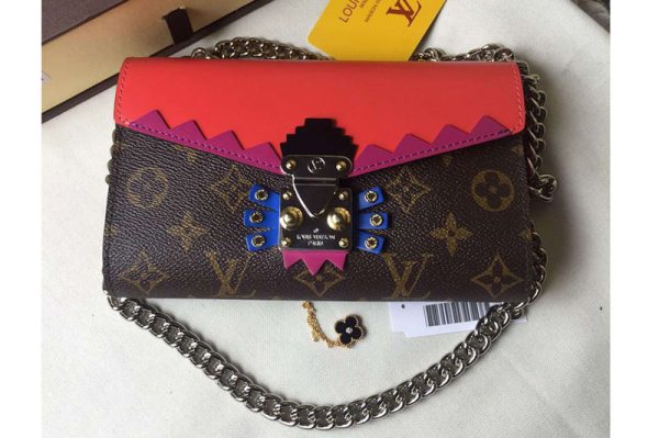 Replica Louis Vuitton M61488 Monogram Canvas Totem Chain Wallet