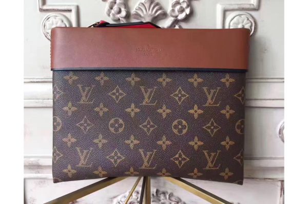 Replica Louis Vuitton M64034 Pochette Tuileries Monogram Canvas Caramel