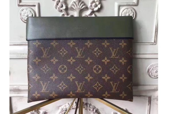 Replica Louis Vuitton M64034 Pochette Tuileries Monogram Canvas Green