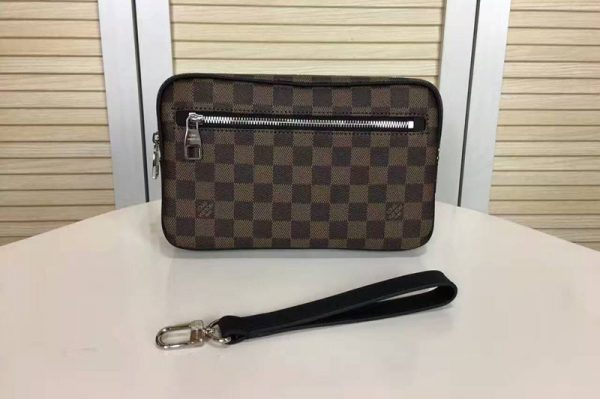 Replica Louis Vuitton N41663 Damier Ebene Canvas Kasai Clutch