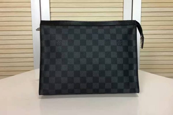 Replica Louis Vuitton N41696 Damier Graphite Canvas Pochette Voyage MM