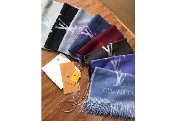 Replica Louis Vuitton 48x180cm Monogram Cashmere Shawl And Scraf