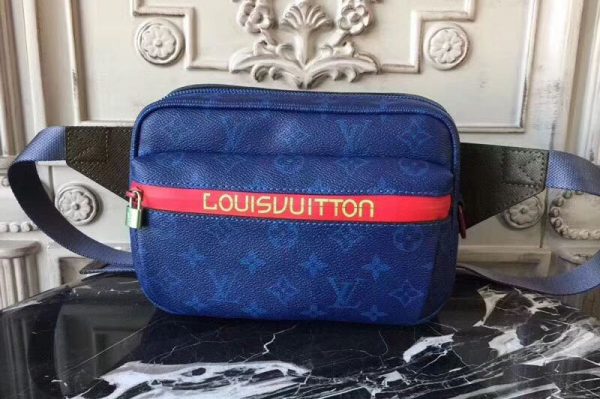 Replica Louis Vuitton M43828 Bumbag Monogram Bags Blue