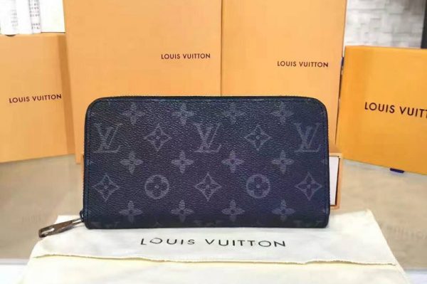 Replica Louis Vuitton Monogram Eclipse Canvas M60017 Wallets