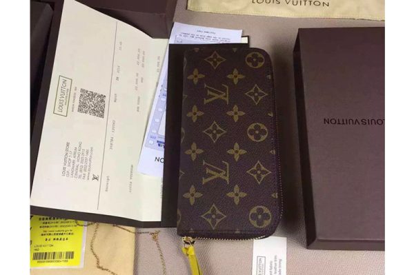 Replica Louis Vuitton M60744 Clemence Wallet Monogram Canvas