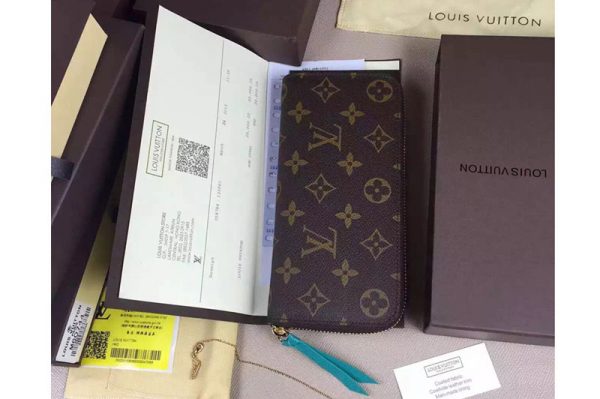 Replica Louis Vuitton M60858 Clemence Wallet Monogram Canvas