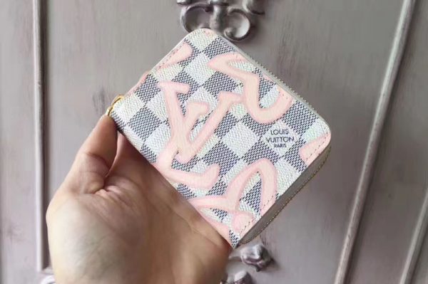 Replica Louis Vuitton N60098 Damier Azur Canva Zippy Coin Purse