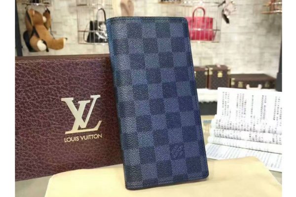 Replica Louis Vuitton N61063 Alexandre Wallet Damier Graphite Canvas