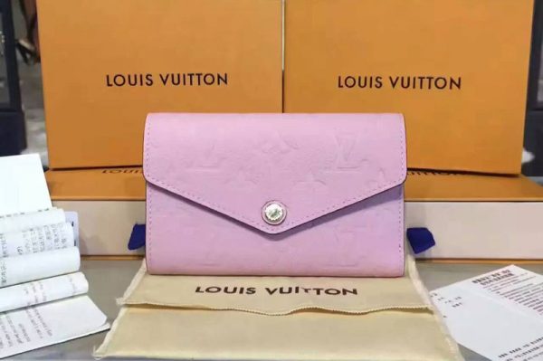 Replica Louis Vuitton M60568 Compact Curieuse Wallet Monogram Empreinte Pink