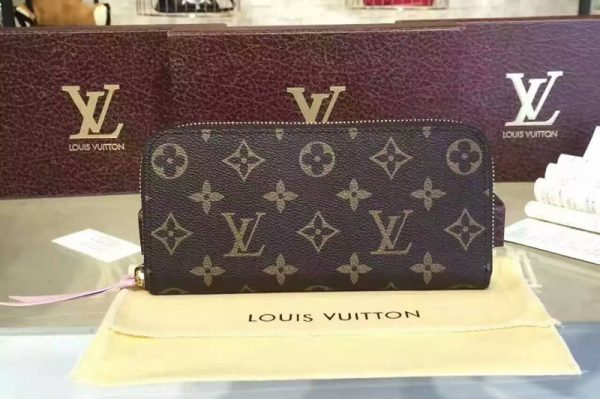 Replica Louis Vuitton M61298 Clemence Wallet Monogram Canvas