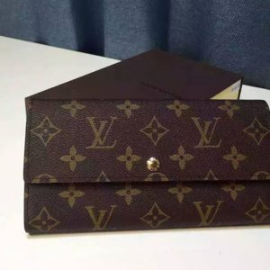 Replica Louis Vuitton M61734 Monogram Canvas Sarah Wallet