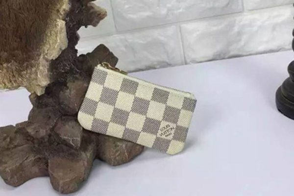 Replica Louis Vuitton N62659 Damier Azur Canvas Key Pouch