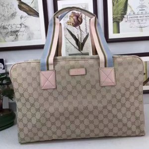 Replica Gucci 153240 Small Collapsible Carry-on Duffel Bags Pink