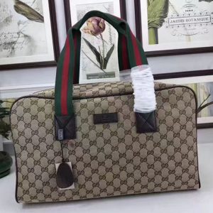 Replica Gucci 153240 Small Collapsible Carry-on Duffel Bags Black