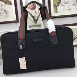 Replica Gucci 153240 Black Small Collapsible Carry-on Duffel Bags