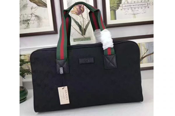 Replica Gucci 153240 Black Small Collapsible Carry-on Duffel Bags