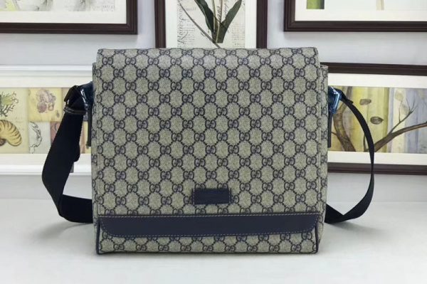 Replica Gucci 222284 GG Supreme Messenger Bag Blue