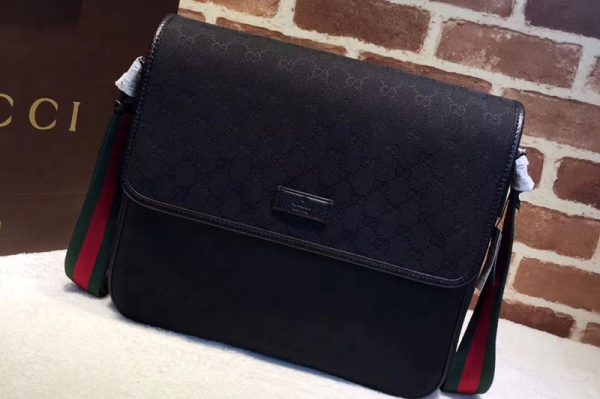 Replica Gucci 233052 Medium Messenger Bag Black