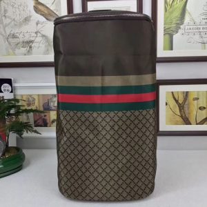 Replica Gucci 268111 Large Coffee Leather Backpack