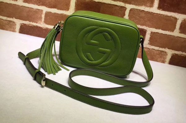 Replica Gucci 308364 Soho Leather Disco Bags Green