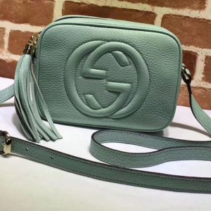 Replica Gucci 308364 Soho Leather Disco Bags Light Green