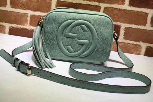 Replica Gucci 308364 Soho Leather Disco Bags Light Green