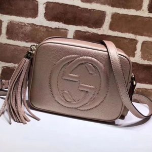 Replica Gucci 308364 Soho Leather Disco Bags Gold