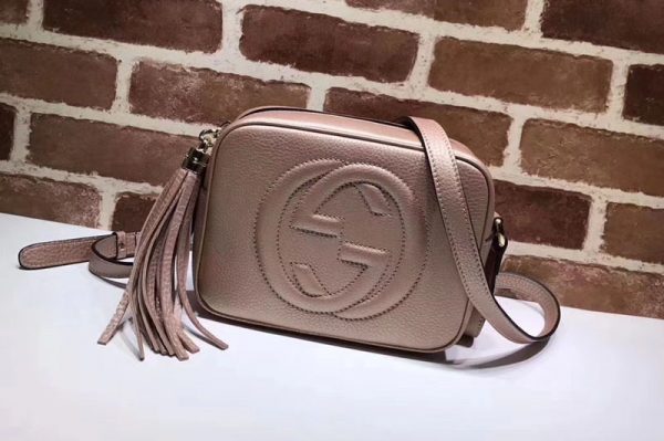 Replica Gucci 308364 Soho Leather Disco Bags Gold