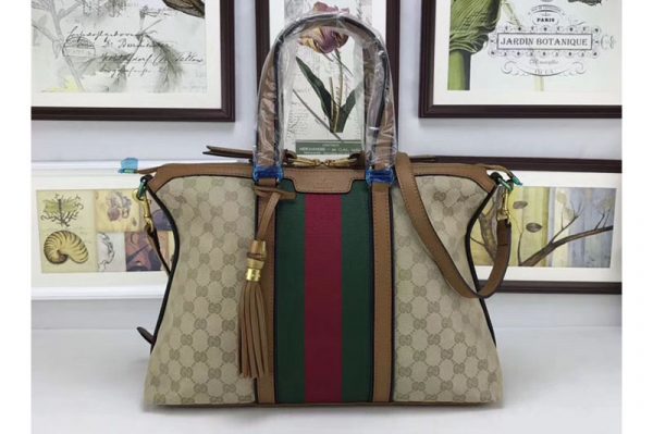 Replica Gucci 309621 Rania Original GG Top Handle Bags Apricot