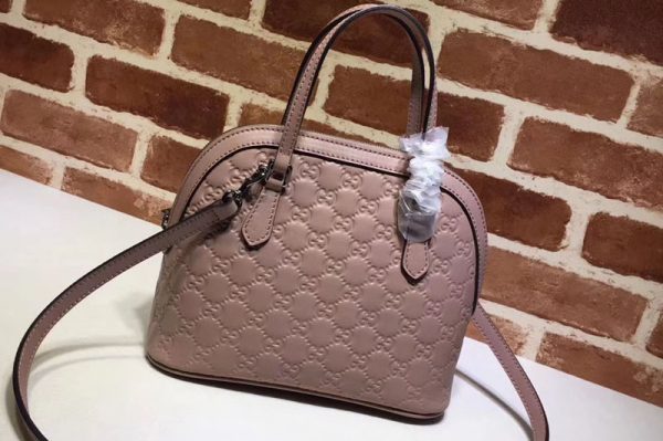 Replica Gucci 341504 Calfskin Leather Small Tote Bags Pink