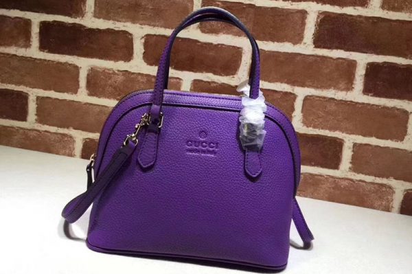 Replica Gucci 341504 Calfskin Leather Small Tote Bags Purple