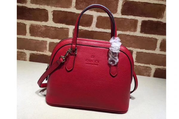 Replica Gucci 341504 Calfskin Leather Small Tote Bags Red