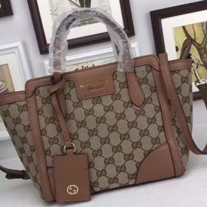 Replica Gucci 368827 Swing mini GG Canvas Top Handle Bags Brown