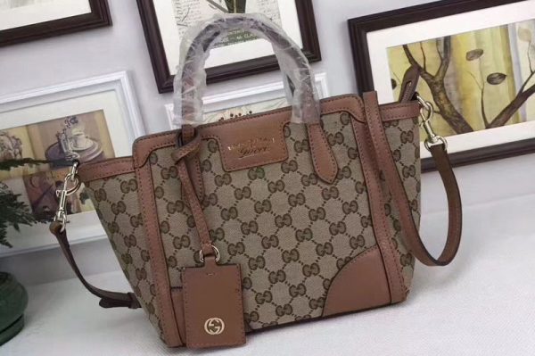 Replica Gucci 368827 Swing mini GG Canvas Top Handle Bags Brown