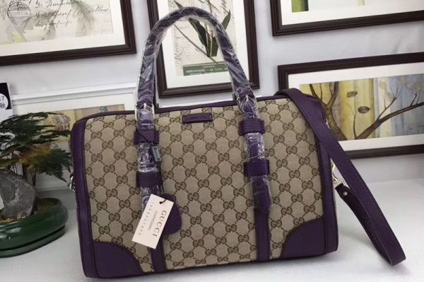 Replica Gucci 387600 GG classic top handle bags Purple