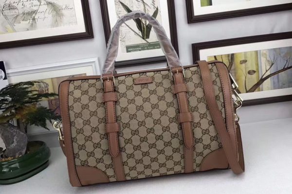 Replica Gucci 387600 GG classic top handle bags Brown