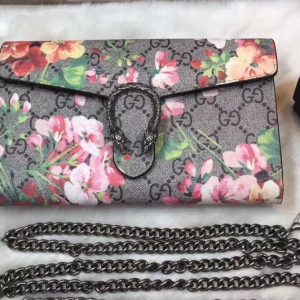 Replica Gucci 401231 Dionysus Blooms print mini chain bags