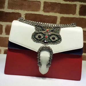 Replica Gucci 403348 Dionysus medium shoulder bags Red/White/Black