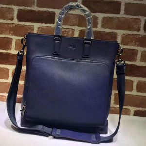 Replica Gucci 406463 Leather Tote Bags Blue