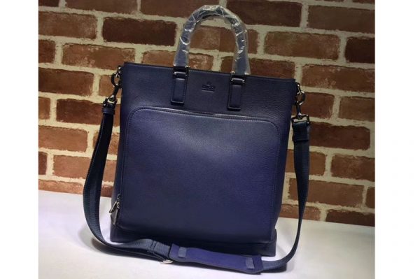 Replica Gucci 406463 Leather Tote Bags Blue