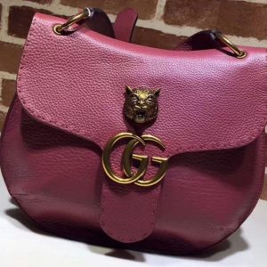 Replica Gucci 409154 GG Marmont Leather Shoulder Bags Burgundy