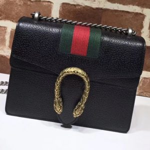 Replica Gucci 421970 Web Dionysus Lichee Pattern Mini Shoulder Bag Black