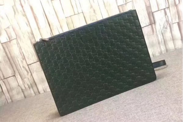 Replica Gucci 429004 Signature leather messenger Bags Green