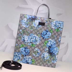 Replica Gucci 450950 Soft GG Blooms tote Bags Blue