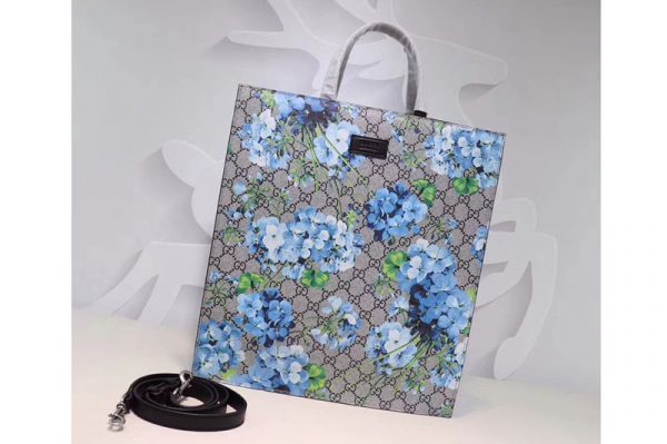 Replica Gucci 450950 Soft GG Blooms tote Bags Blue