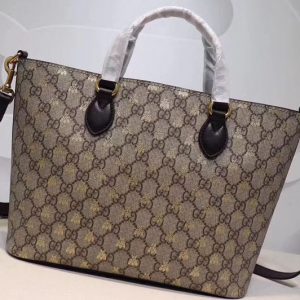 Replica Gucci 473887 GG Supreme Bee tote Bags